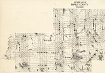 Forest County Outline, Wisconsin State Atlas 1930c